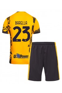 Inter Milan Nicolo Barella #23 Babytruitje 3e tenue Kind 2024-25 Korte Mouw (+ Korte broeken)